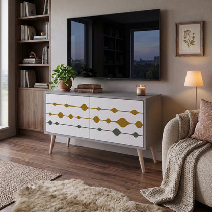 VIVID TONE Compact 2-Door TV Cabinet