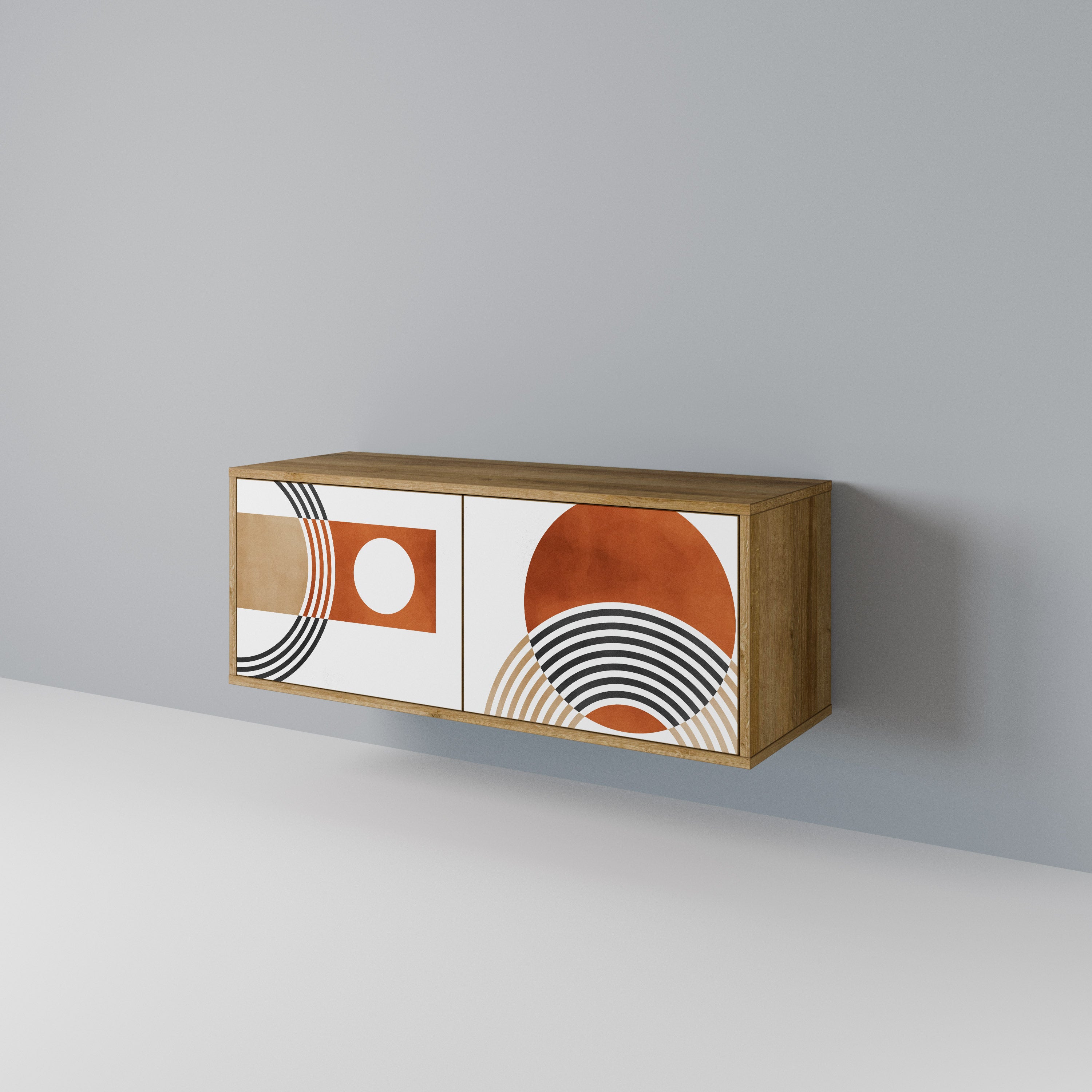 CIRCLE RHYTM Compact 2-Door TV Cabinet