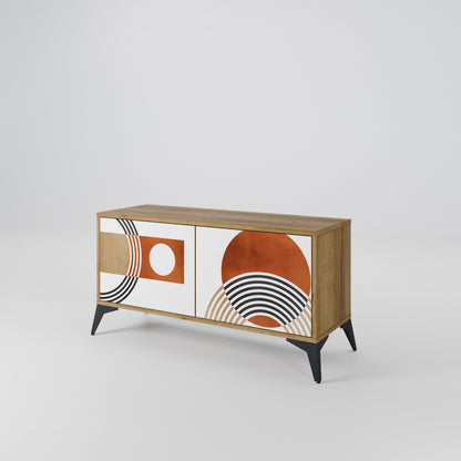 CIRCLE RHYTM Compact 2-Door TV Cabinet