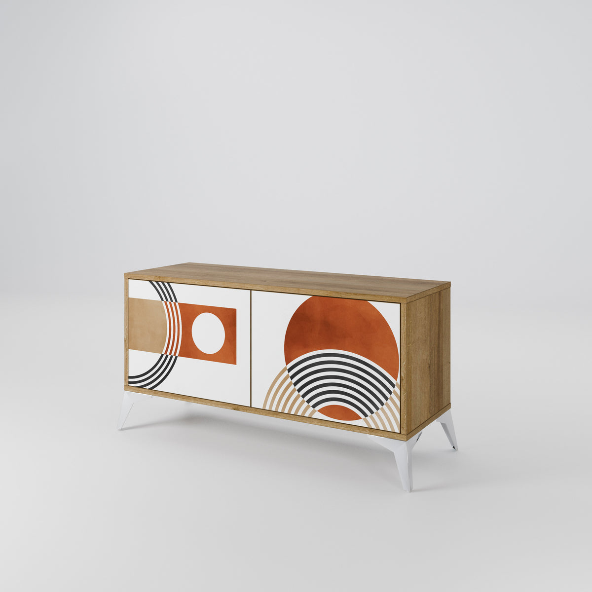 CIRCLE RHYTM Compact 2-Door TV Cabinet