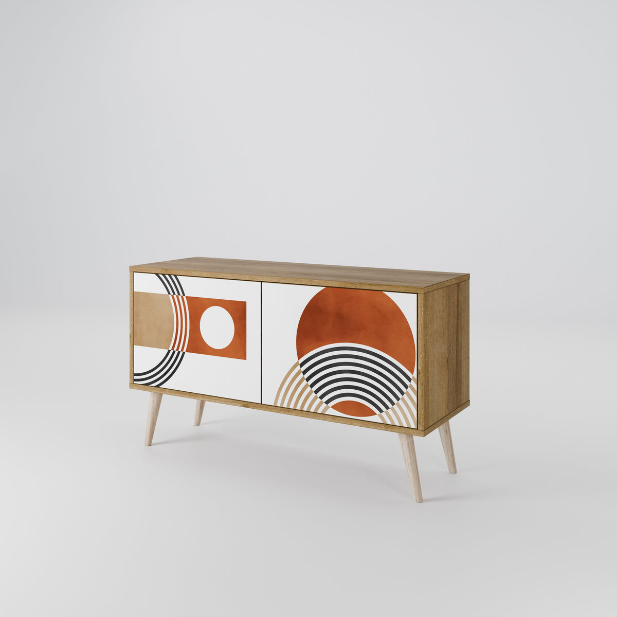 CIRCLE RHYTM Compact 2-Door TV Cabinet