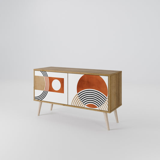 CIRCLE RHYTM Compact 2-Door TV Cabinet