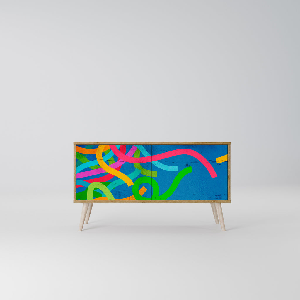 STREAMER TANGLE Compact 2-Door TV Cabinet