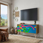 STREAMER TANGLE Compact 2-Door TV Cabinet