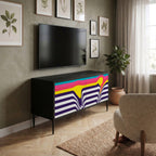 TONE COLLAPSE Compact 2-Door TV Cabinet