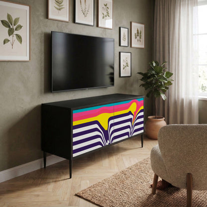 TONE COLLAPSE Compact 2-Door TV Cabinet