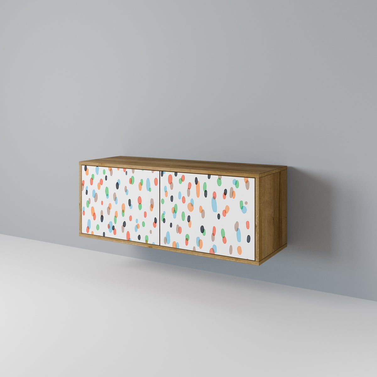 ENERGETIC SPOTS Compact 2-Door TV Cabinet
