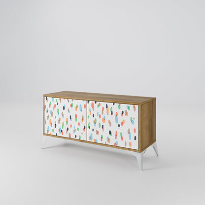 ENERGETIC SPOTS Compact 2-Door TV Cabinet