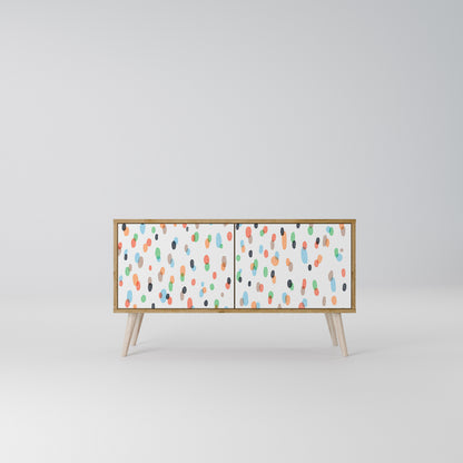 ENERGETIC SPOTS Compact 2-Door TV Cabinet