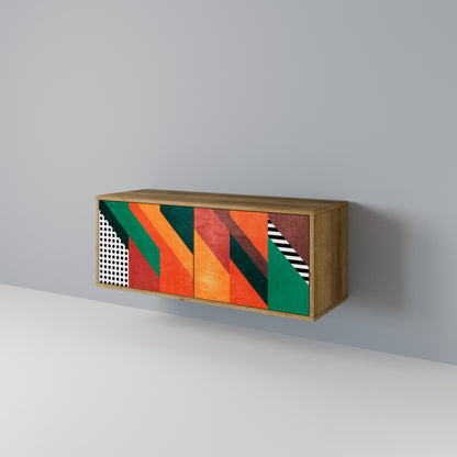 MAKESHIFT ARTISTRY Compact 2-Door TV Cabinet