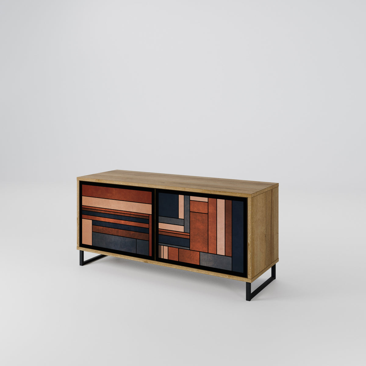 INTREPID FORMATION Compact 2-Door TV Cabinet