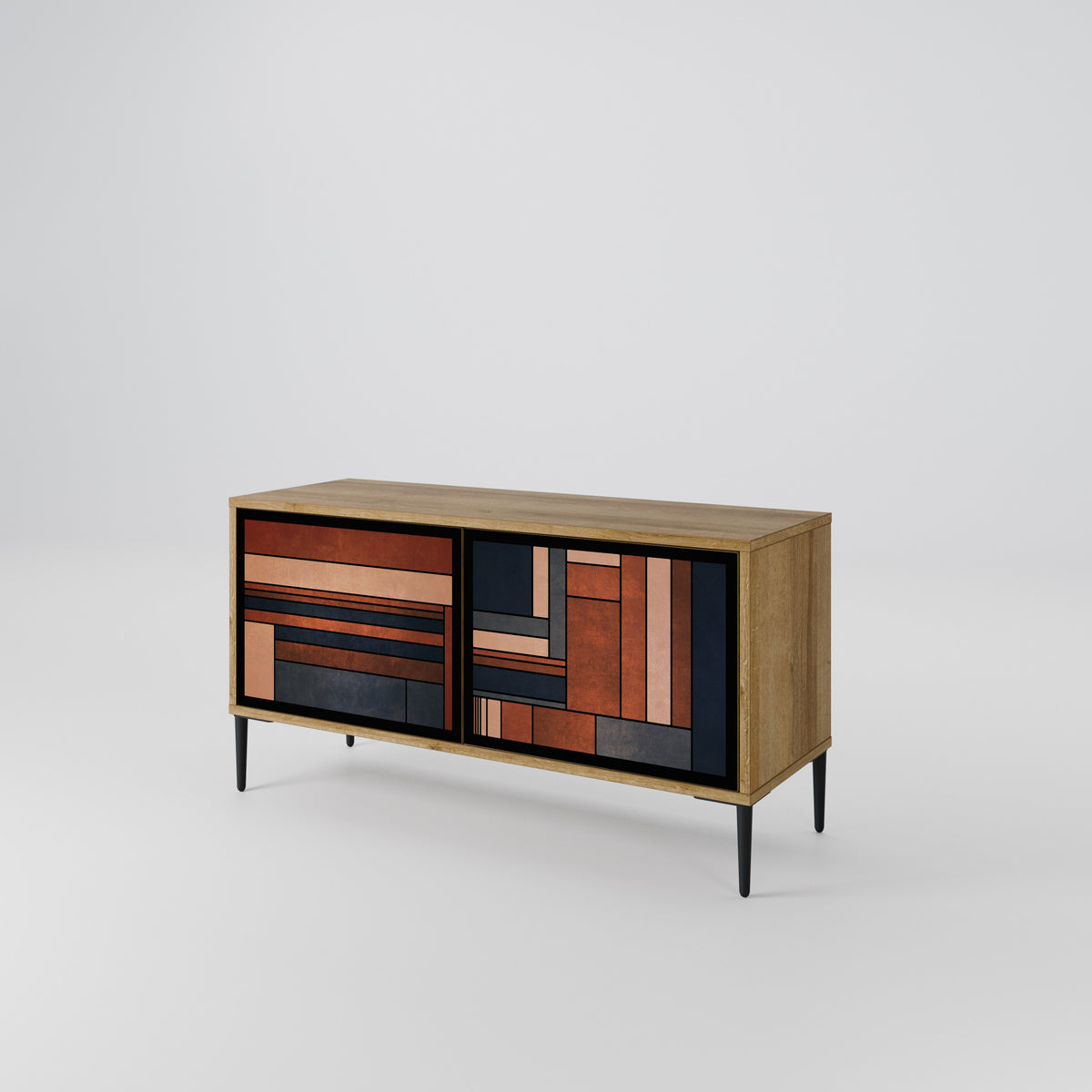 INTREPID FORMATION Compact 2-Door TV Cabinet