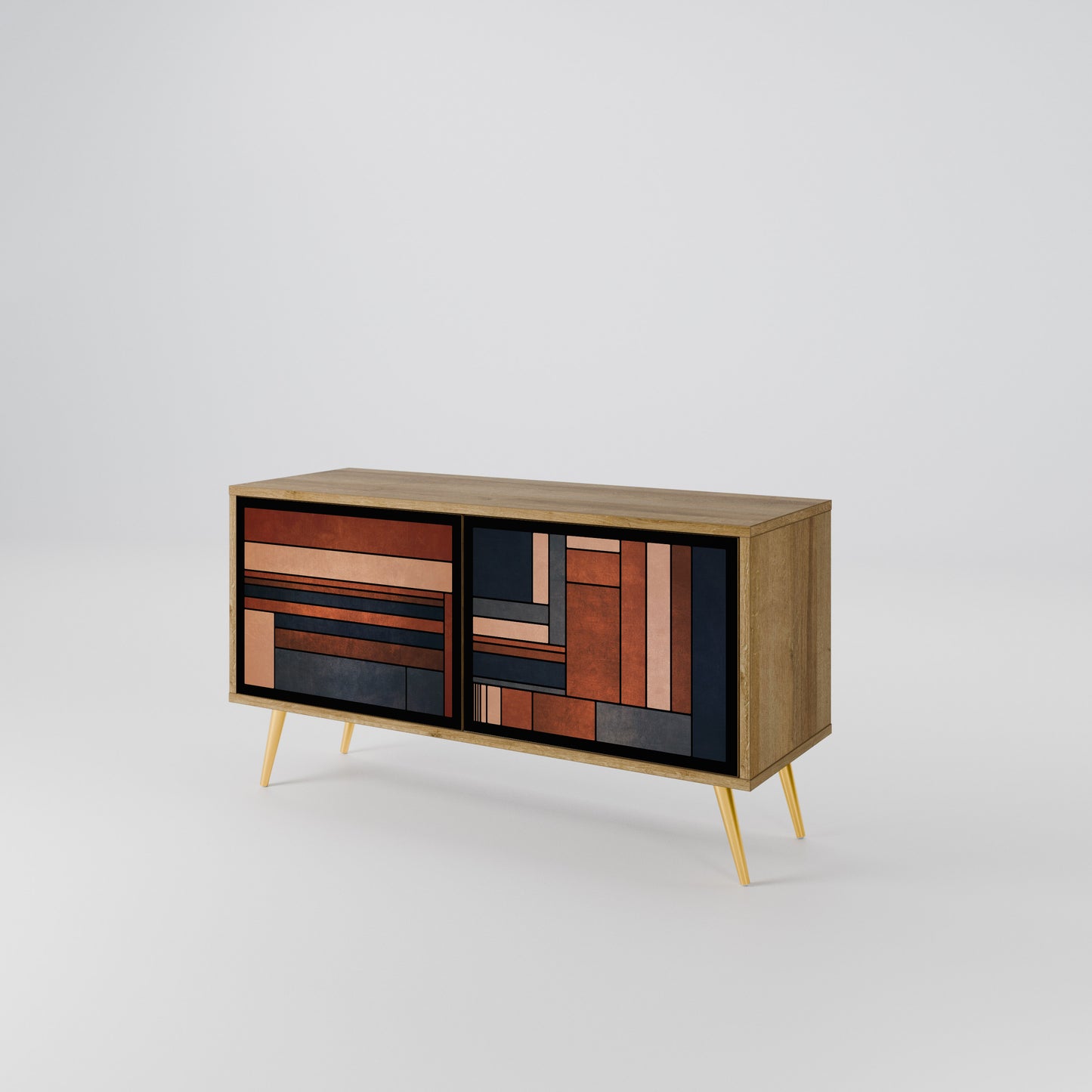 INTREPID FORMATION Compact 2-Door TV Cabinet