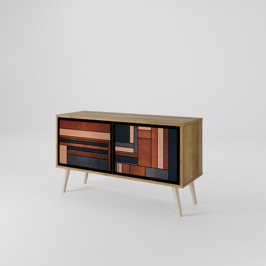 INTREPID FORMATION Compact 2-Door TV Cabinet