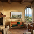 EARTHY FIGURES Compact 2-Door TV Cabinet