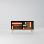 FIGURES OF NATURE Compact 2-Door TV Cabinet