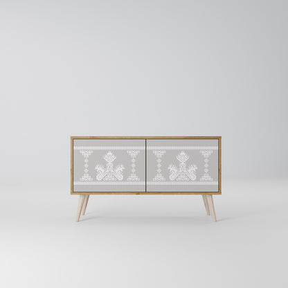 THAI GRAY Compact 2-Door TV Cabinet