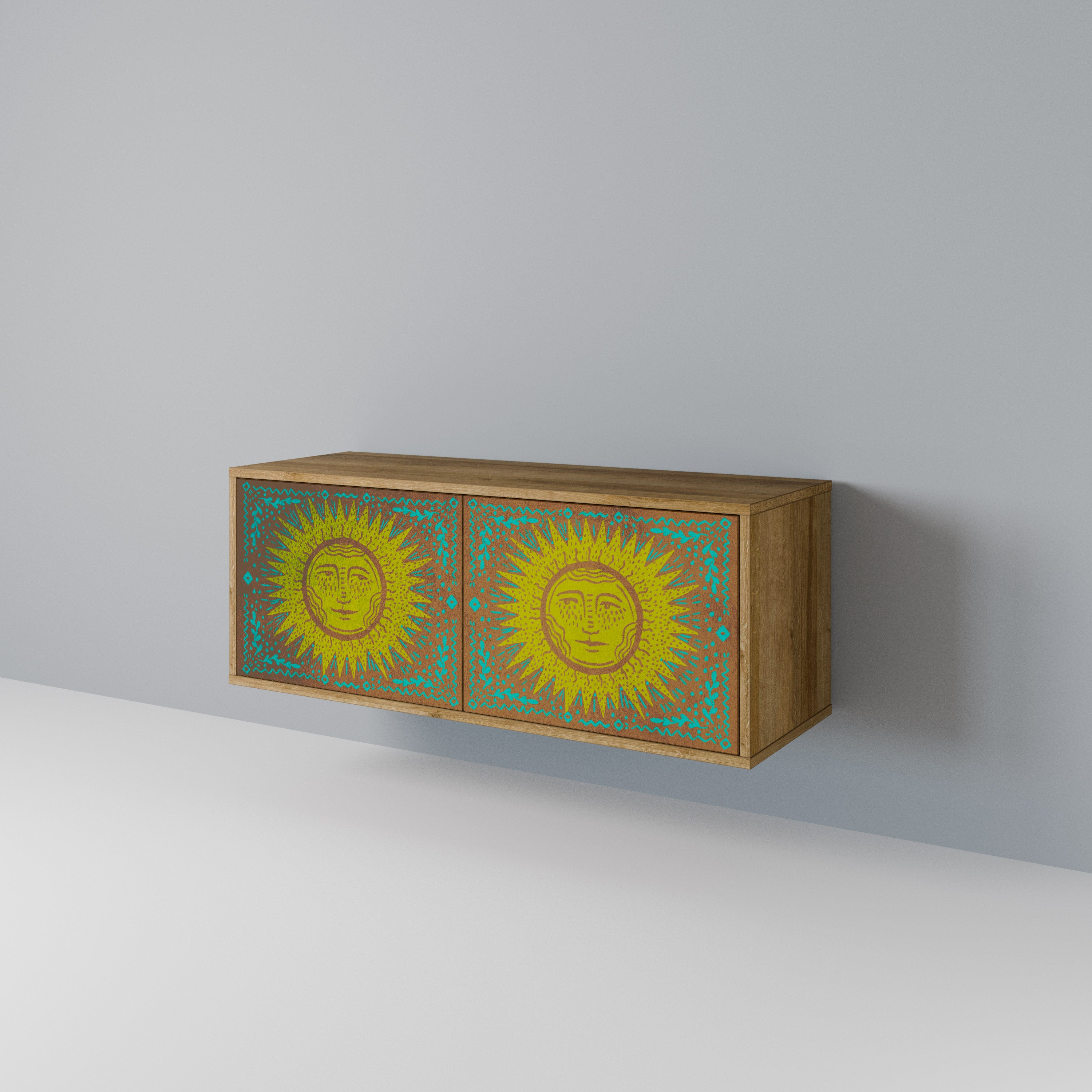 SUNSHINE EULOGY Compact 2-Door TV Cabinet