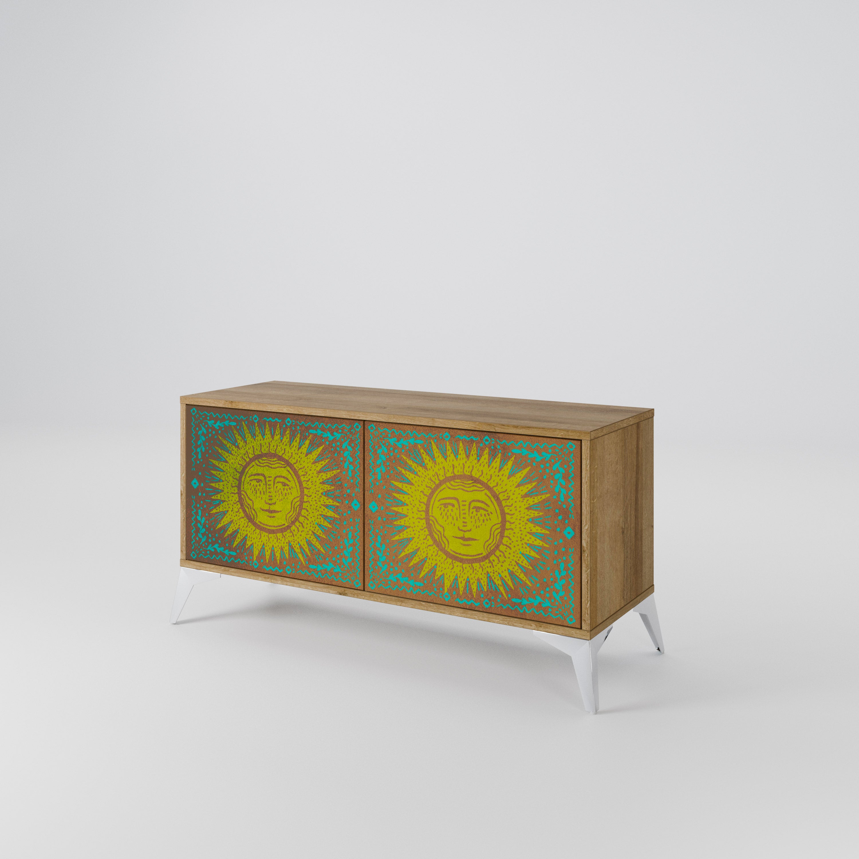 SUNSHINE EULOGY Compact 2-Door TV Cabinet