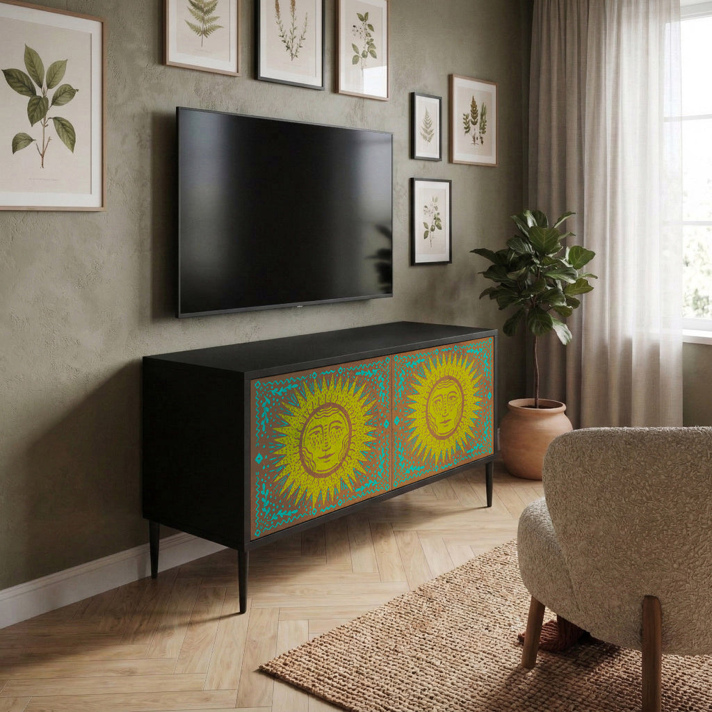 SUNSHINE EULOGY Compact 2-Door TV Cabinet