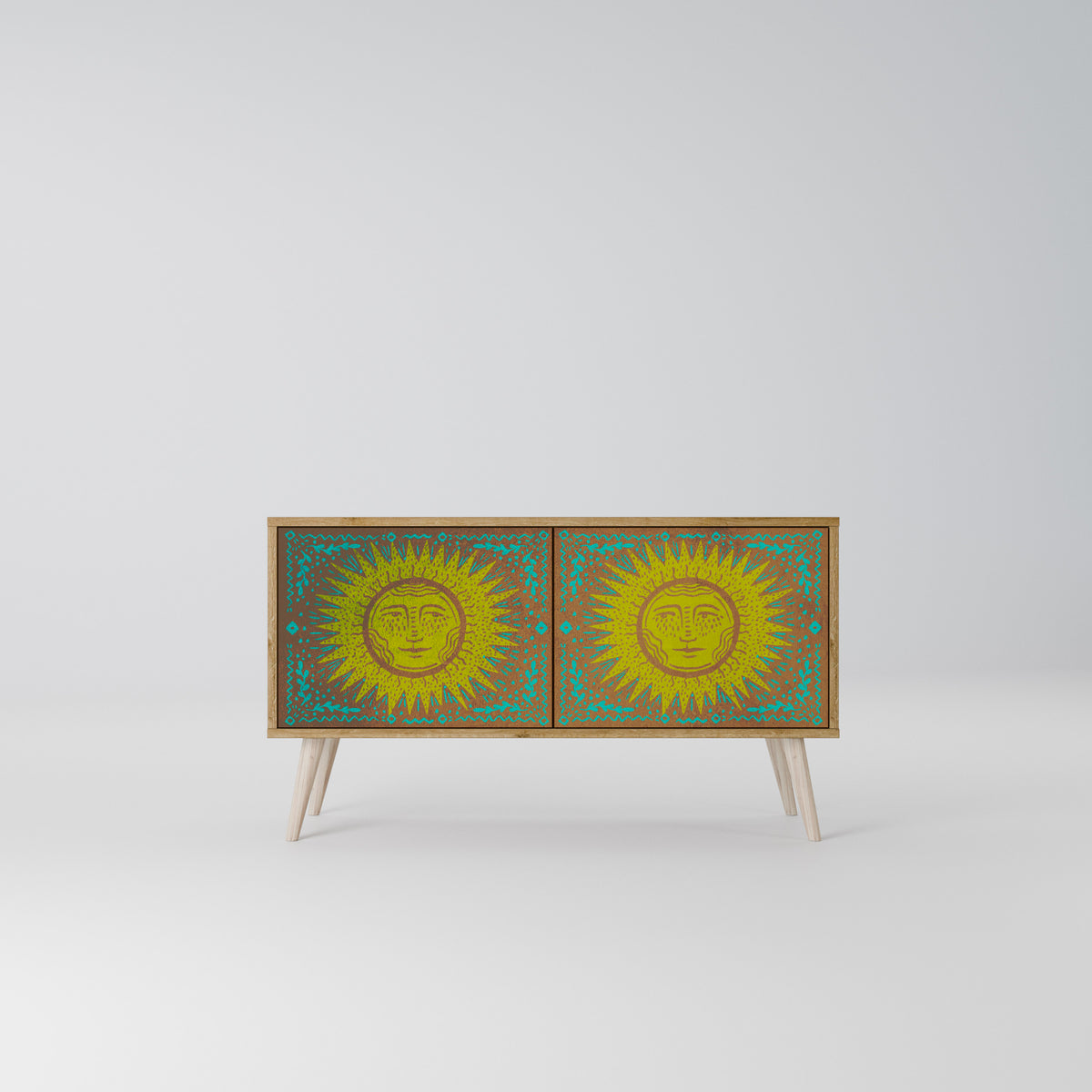SUNSHINE EULOGY Compact 2-Door TV Cabinet