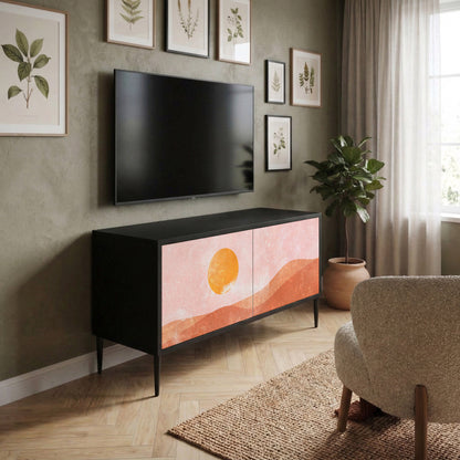 LUMINOUS SUNLIGHT Compact 2-Door TV Cabinet