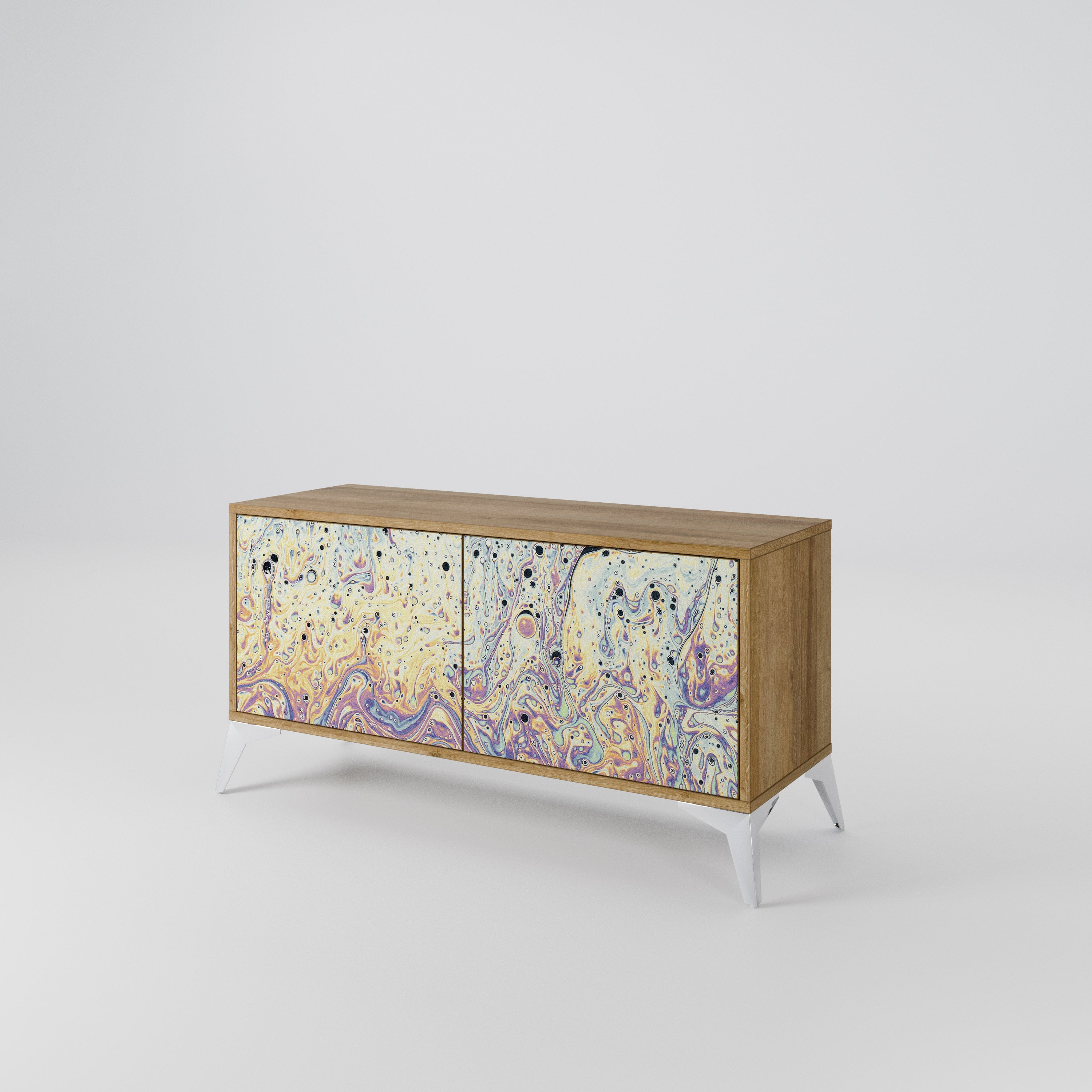 MOSAIC OF COLORS Compact 2-Door TV Cabinet