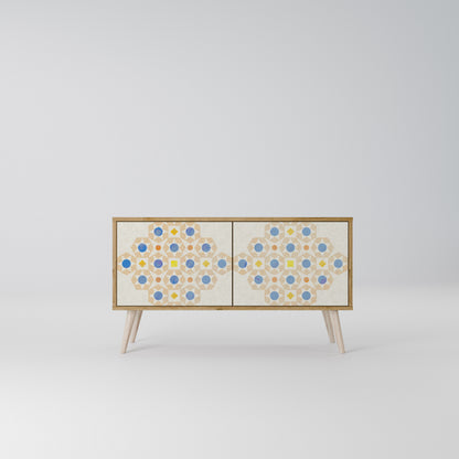 PATTERNED PRISM Compact 2-Door TV Cabinet