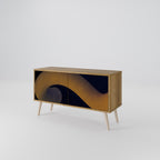 HOLLOW TIME Compact 2-Door TV Cabinet