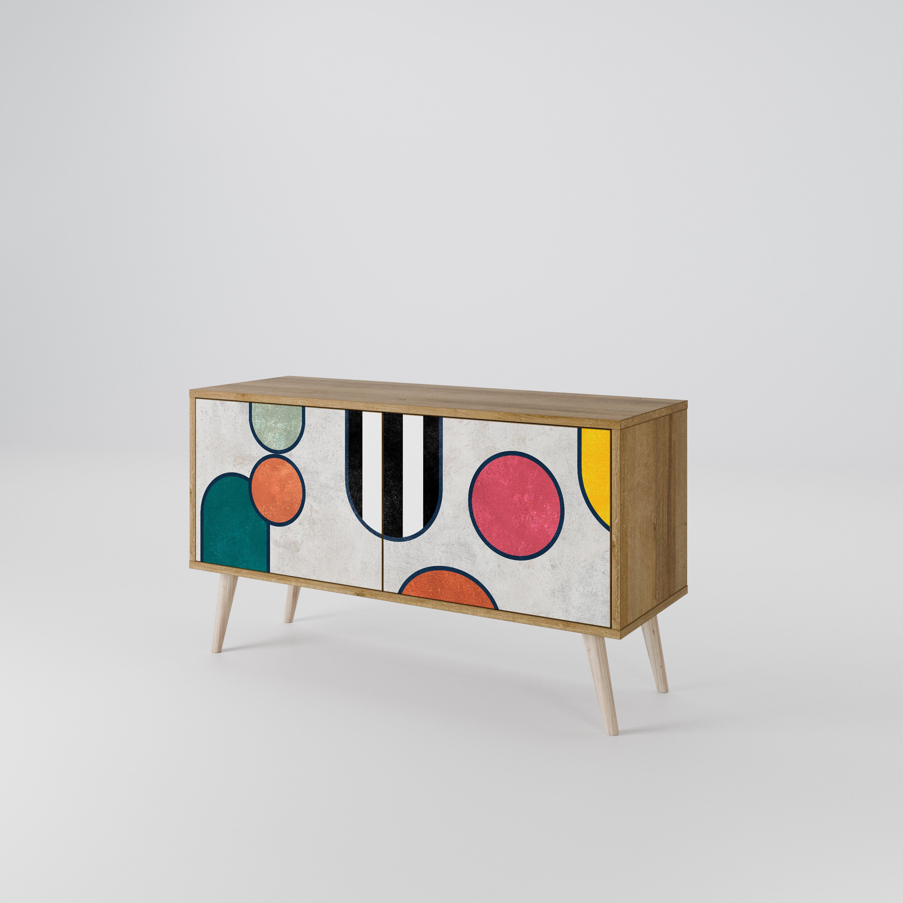 COOL STORY Compact 2-Door TV Cabinet