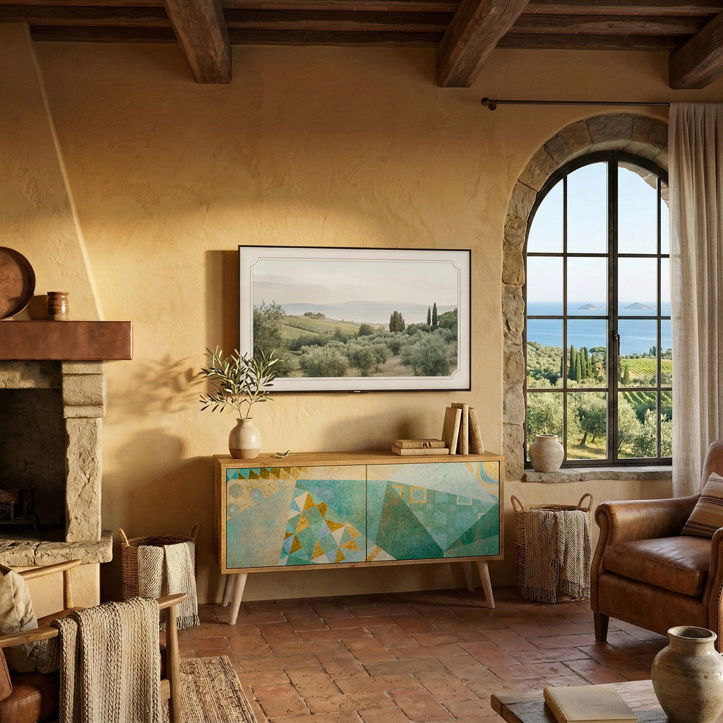 SPECTRUM SPLENDOR Compact 2-Door TV Cabinet