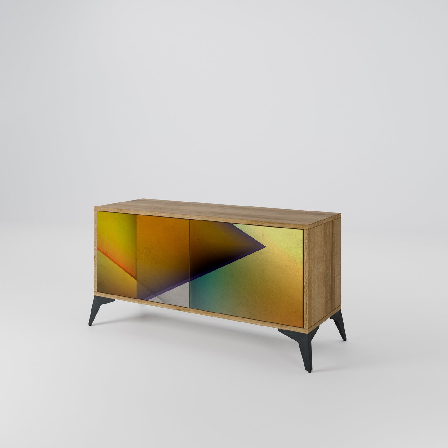 PIERCING SHARPNESS Compact 2-Door TV Cabinet