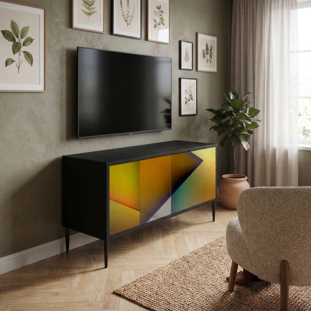 PIERCING SHARPNESS Compact 2-Door TV Cabinet