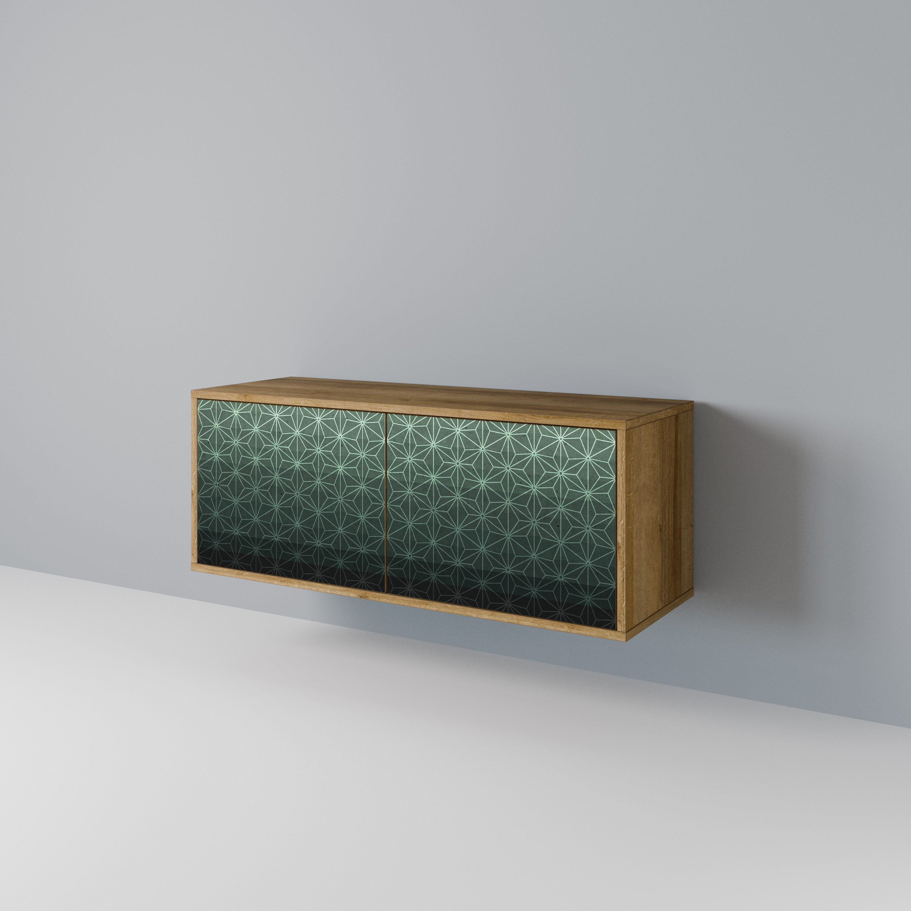 ORNAMENTAL GLIMMER Compact 2-Door TV Cabinet