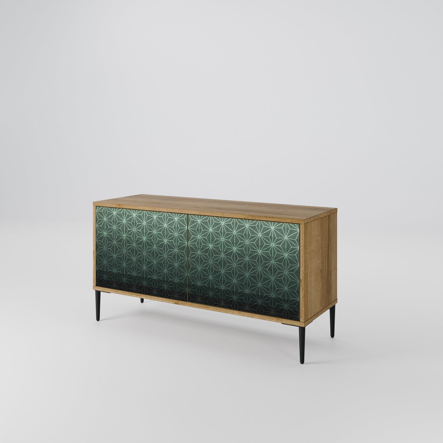 ORNAMENTAL GLIMMER Compact 2-Door TV Cabinet