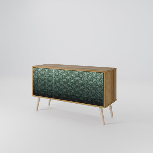 ORNAMENTAL GLIMMER Compact 2-Door TV Cabinet