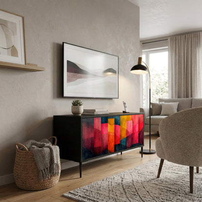 COLORFUL SOUNDS Compact 2-Door TV Cabinet