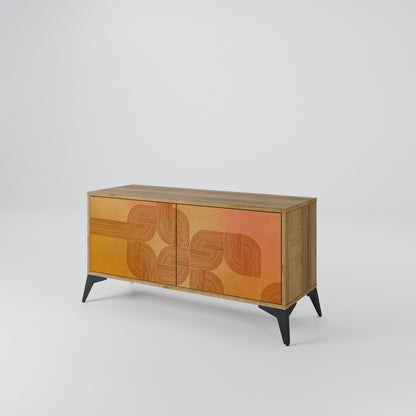 STRENGTHENING RELATION Compact 2-Door TV Cabinet