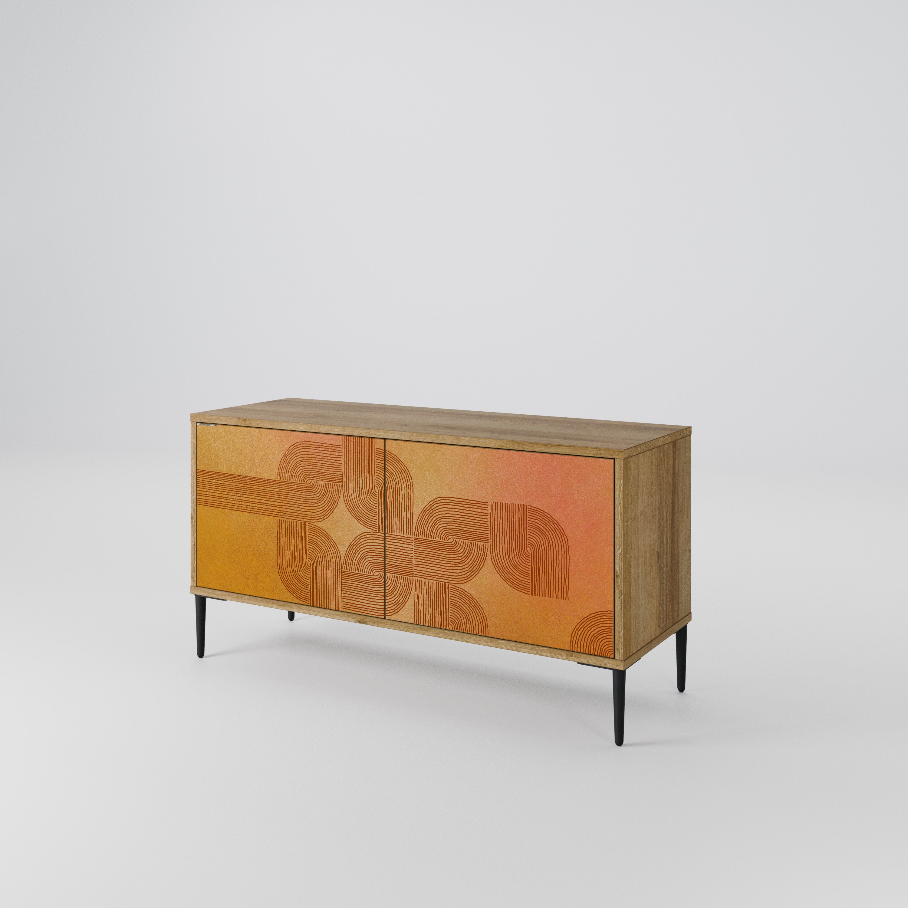 STRENGTHENING RELATION Compact 2-Door TV Cabinet