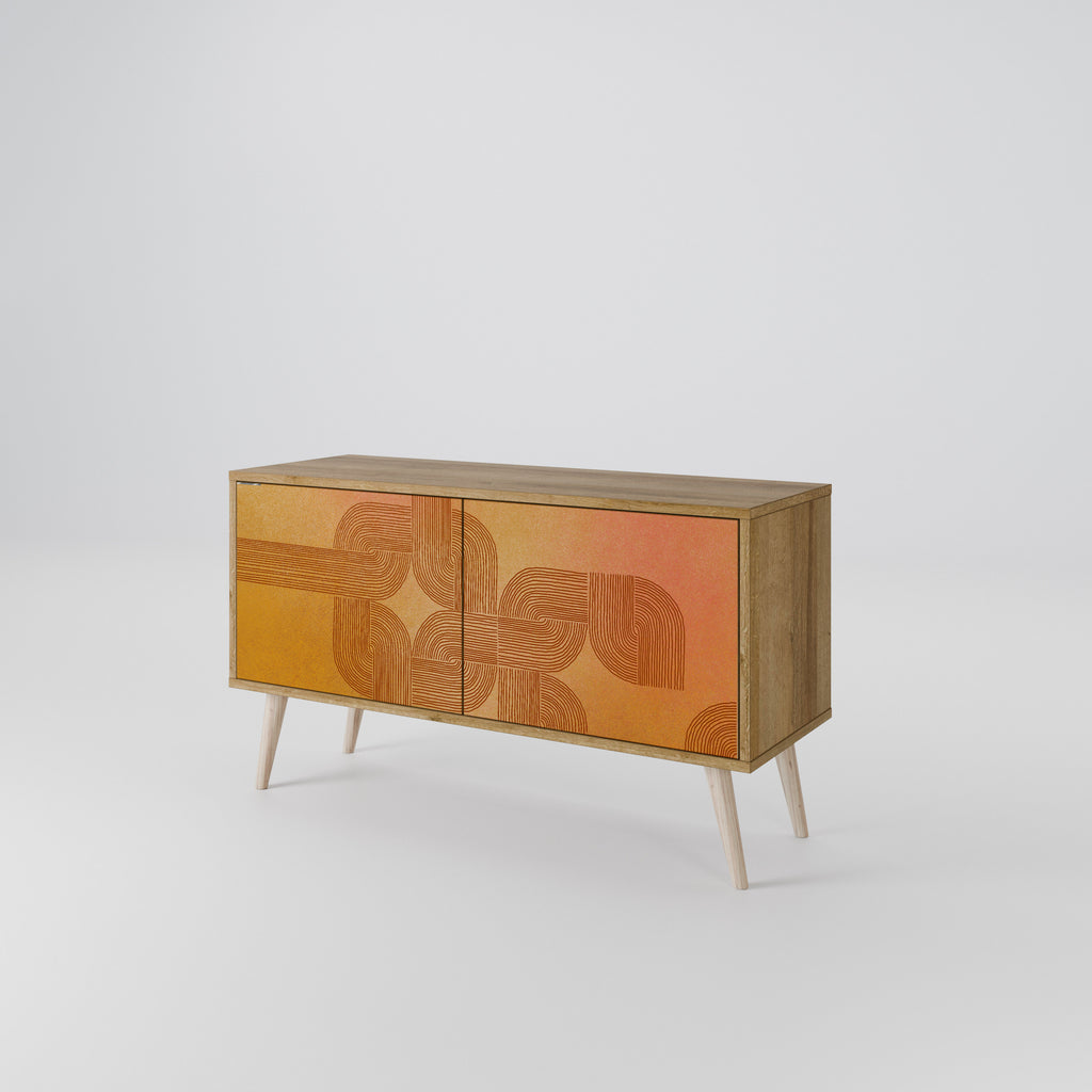 STRENGTHENING RELATION Compact 2-Door TV Cabinet