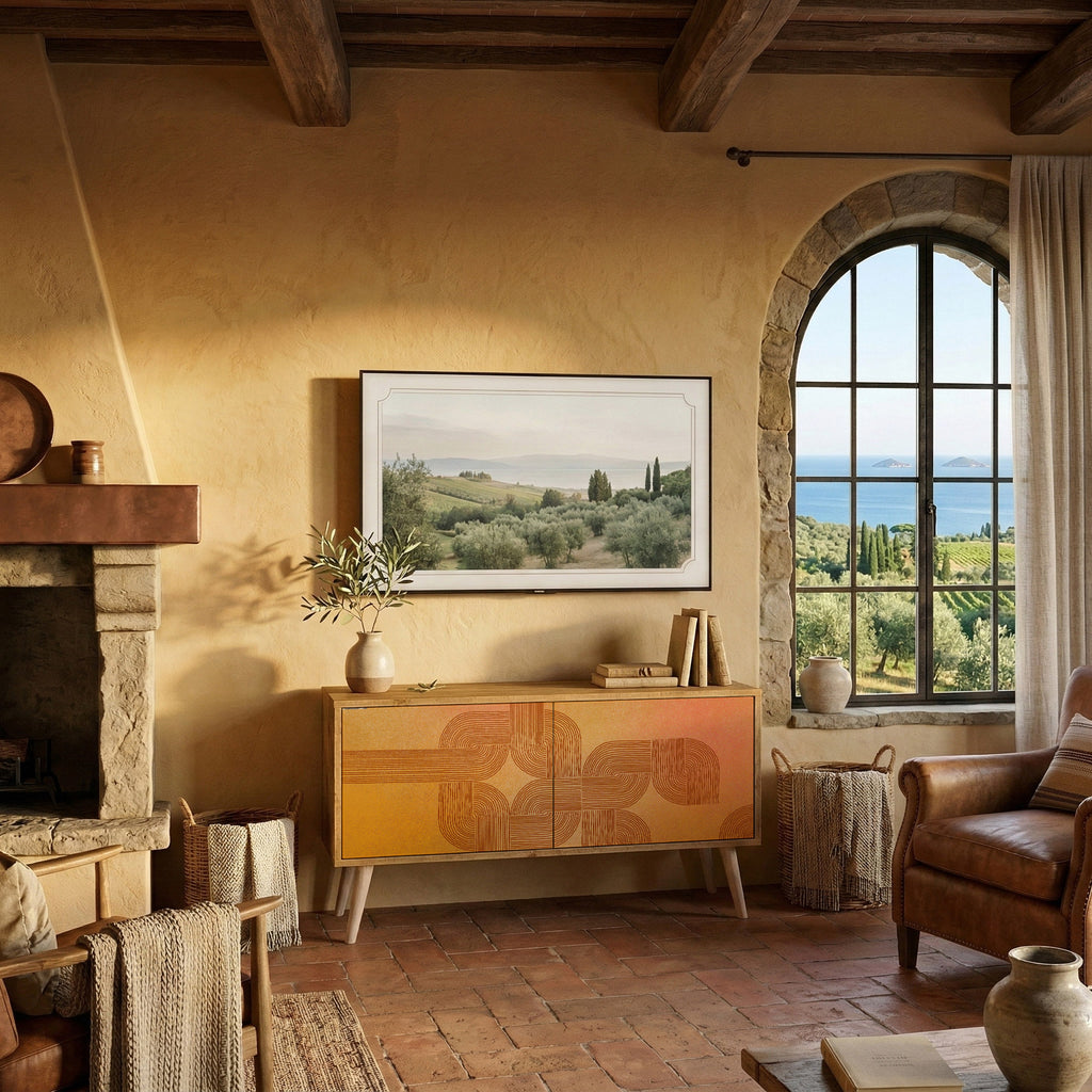 STRENGTHENING RELATION Compact 2-Door TV Cabinet