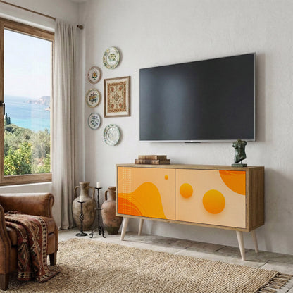 ORANGE ARRANGEMENT Compact 2-Door TV Cabinet