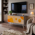 ORANGE ARRANGEMENT Compact 2-Door TV Cabinet