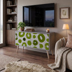 GREEN RHAPSODY Compact 2-Door TV Cabinet
