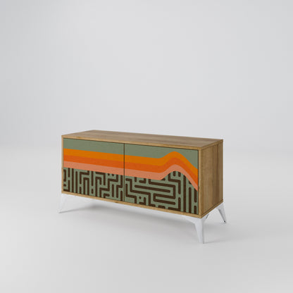 SIMPLE SOLUTIONS Compact 2-Door TV Cabinet