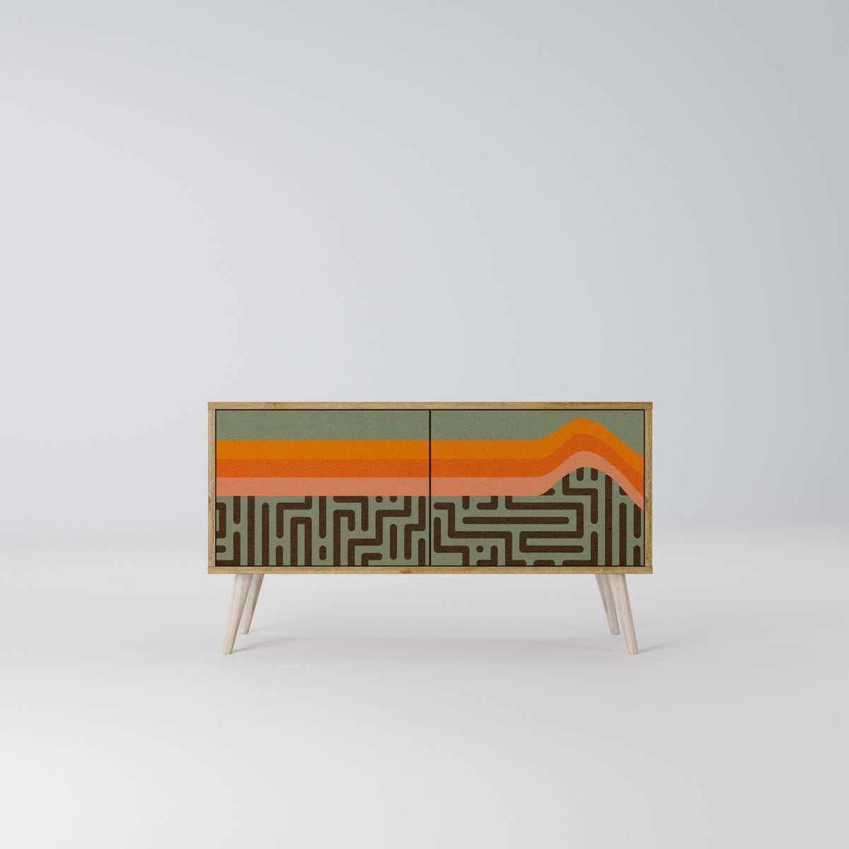 SIMPLE SOLUTIONS Compact 2-Door TV Cabinet