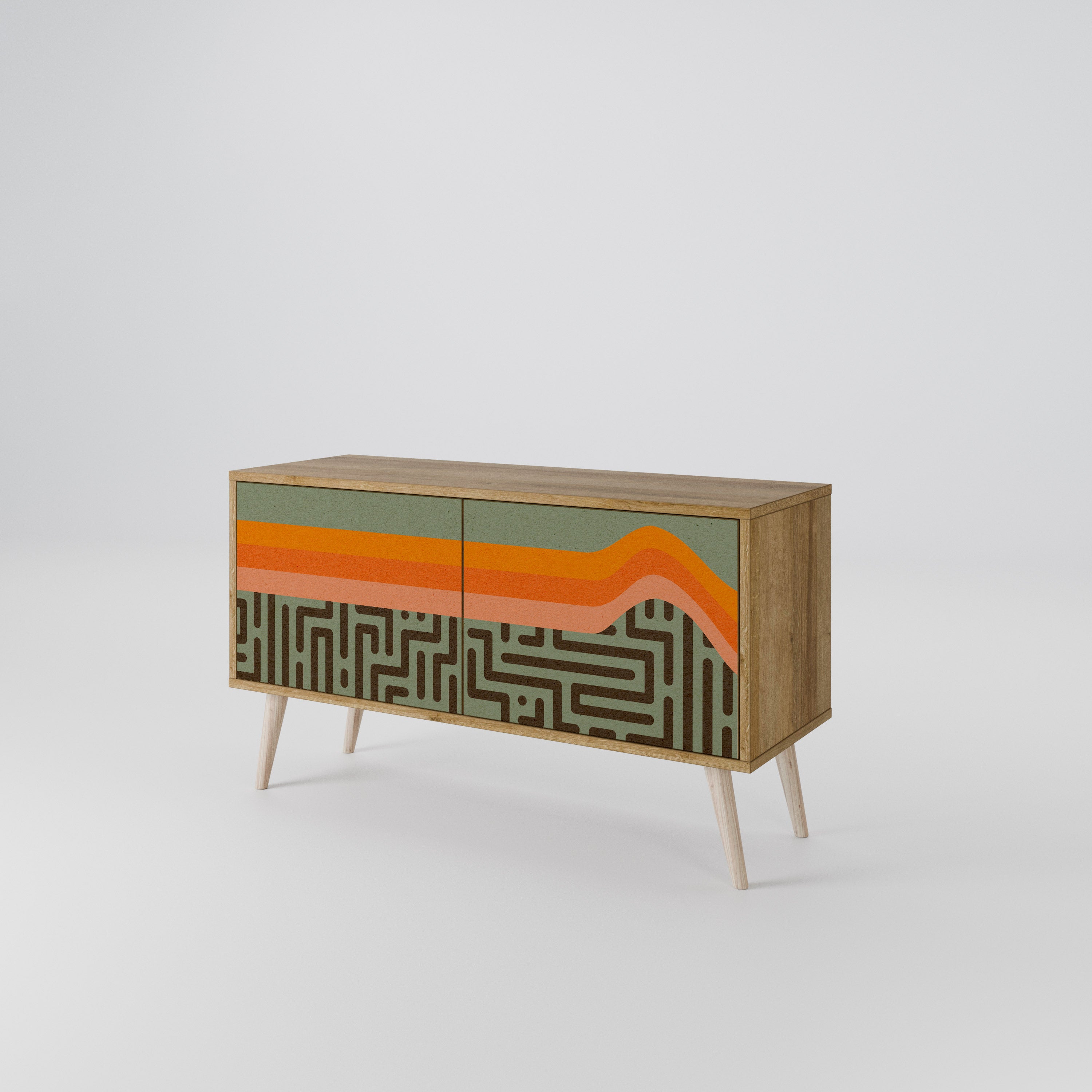 SIMPLE SOLUTIONS Compact 2-Door TV Cabinet