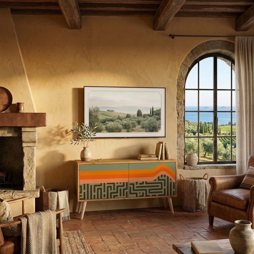 SIMPLE SOLUTIONS Compact 2-Door TV Cabinet