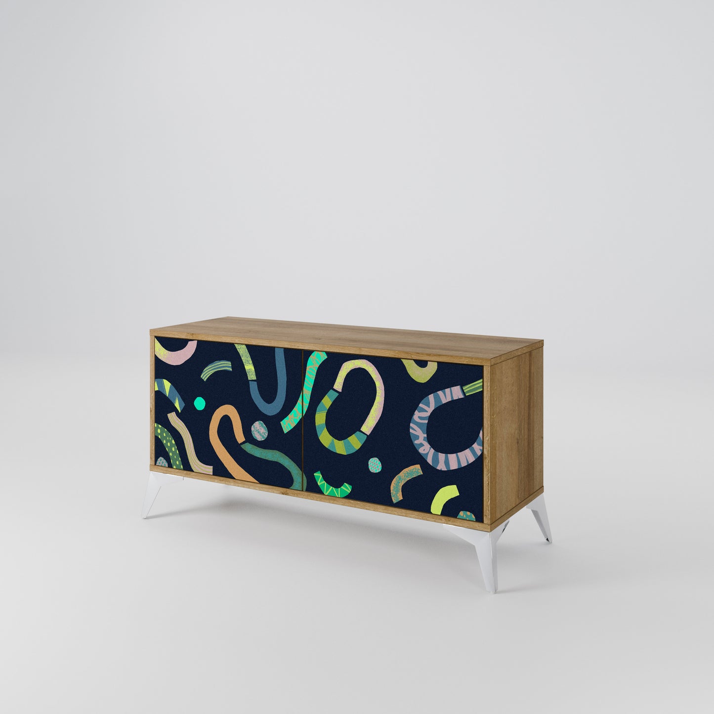 CONTRAST DANCE Compact 2-Door TV Cabinet