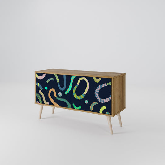 CONTRAST DANCE Compact 2-Door TV Cabinet
